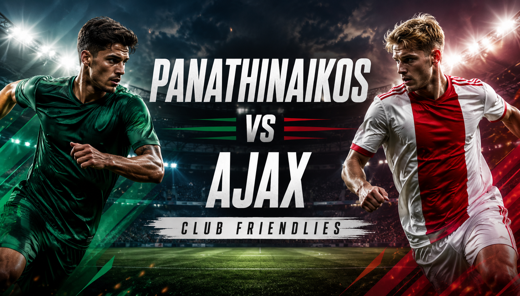 Jalalive - Duel Panathinaikos vs Ajax Pukul 22.00 WIB di Laga Club Friendlies Malam Ini Di Prediksi Sengit