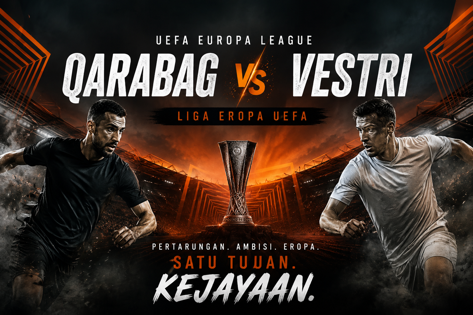 Jalalive Menghadirkan Atmosfer Qarabag vs Vestri Liga Eropa UEFA Pukul 23.00 WIB Menghibur!