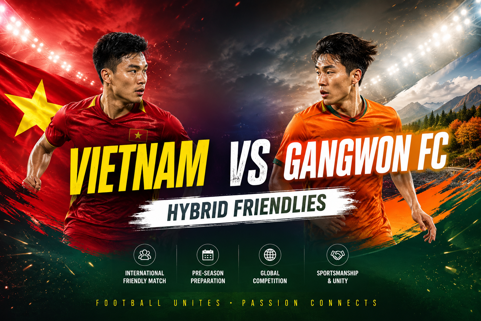 Jalalive Mengulas Jalannya Vietnam vs Gangwon FC Hybrid Friendlies Malam Ini Pukul 19.00 WIB Secara Lengkap dan Menarik