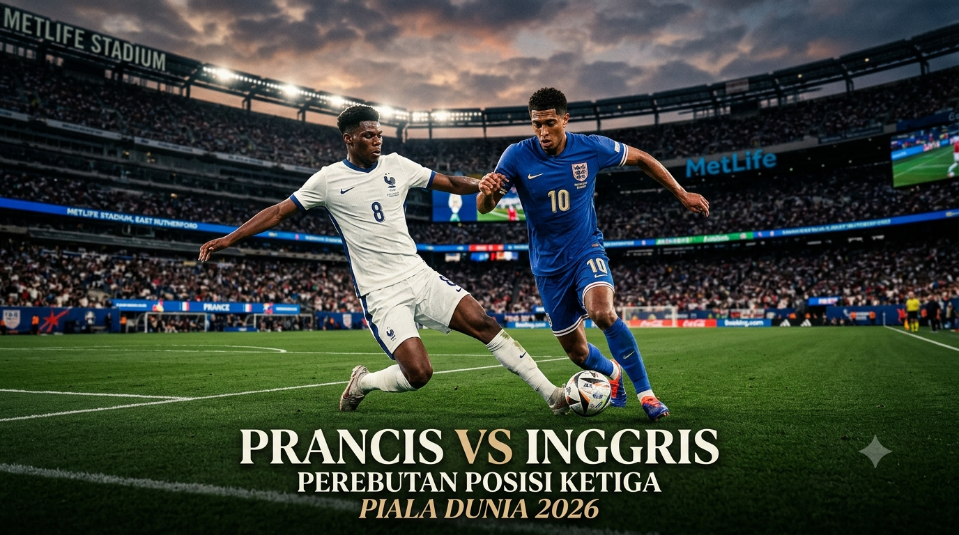 Jalalive Siap Menemani Live Streaming Prancis vs Inggris Perebutan Posisi Ketiga Piala Dunia 2026 Besok Subuh Pukul 04.00 WIB Sampai Laga Usai - Nonton Lebih Siap