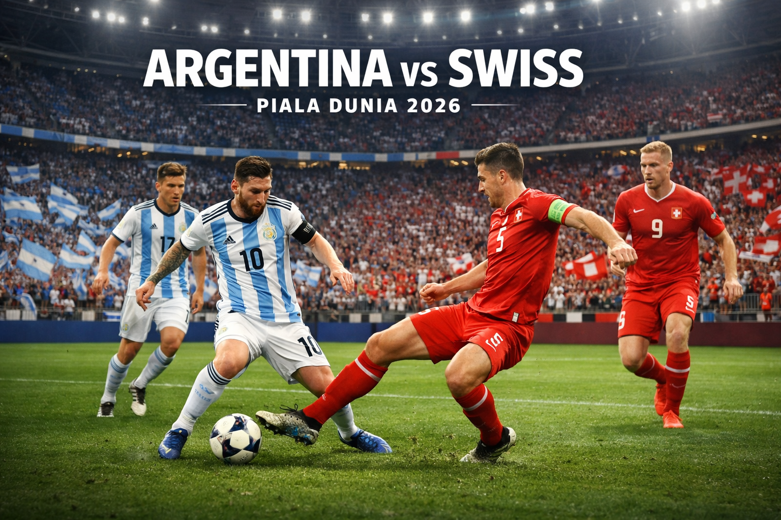 Live Streaming Argentina vs Swiss dengan Visual Full HD Semakin Seru Dinikmati Melalui Jalalive