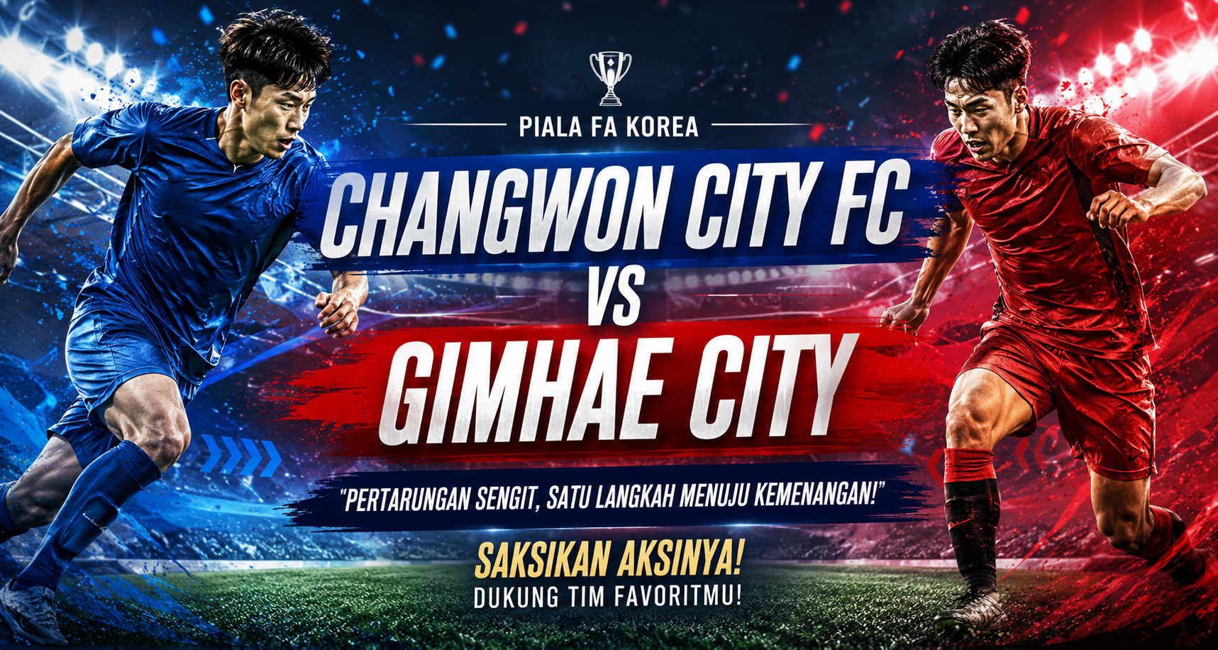 Malam Ini Sore Ini Changwon City FC Hadapi Gimhae City - Jalalive Ikuti Jalannya Pertandingan