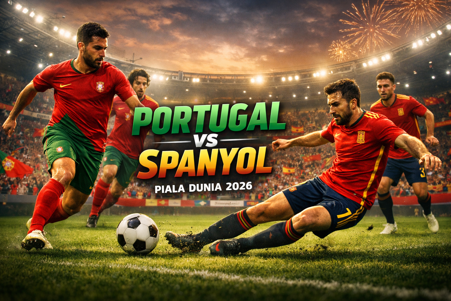 Portugal vs Spanyol Piala Dunia 2026 Dini Hari Ini Pukul 02.00 WIB Live Streaming di Jalalive, Adu Strategi Dua Tim Elite Perebut Tiket Delapan Besar